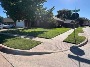 Justin C.'s turf maintenance service result