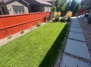 Becky M.'s grass cutting service result