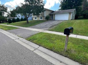 Jackie G.'s grass cutting service result