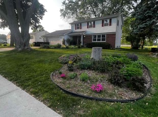 Larry G.'s grass cutting service result