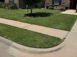 Jennifer L.'s lawn maintenance service result