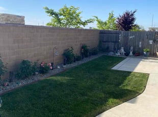 Arjun R.'s lawn maintenance service result