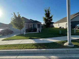 Aubrey B.'s lawn maintenance service result