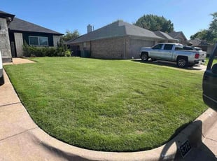 Christina H.'s grass maintenance service result