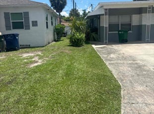 Hilary M.'s lawn care services service result