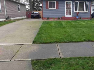 Aaron H.'s turf maintenance service result