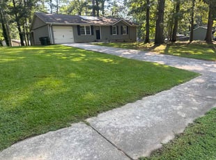 Kelly G.'s grass maintenance service result