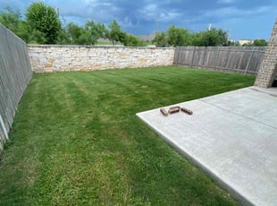 Jackie G.'s turf maintenance service result