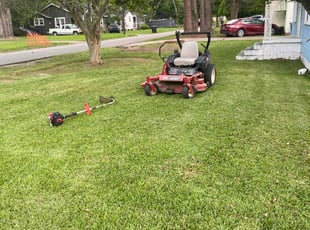 Missy H.'s lawn maintenance service result