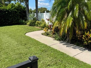 Sandra O.'s lawn maintenance service result