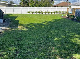 James M.'s lawn care service result