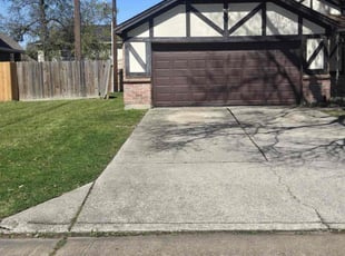 Symone E.'s grass cutting service result