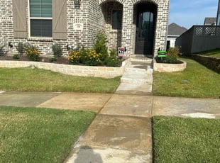 Christopher A.'s grass maintenance service result