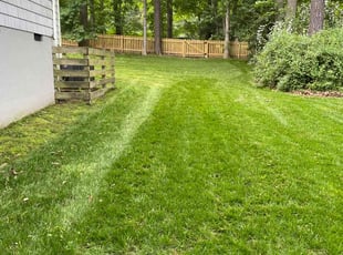 Ryan W.'s turf maintenance service result