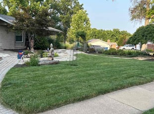 Cynthia W.'s turf maintenance service result