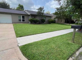 Ruben N.'s turf maintenance service result