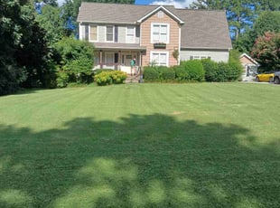 Heather J.'s turf maintenance service result