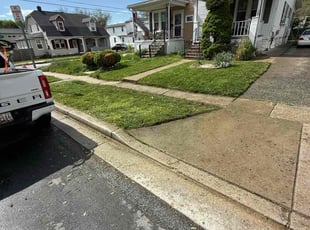 Christina M.'s lawn care service result