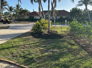 Justina B.'s lawn maintenance service result