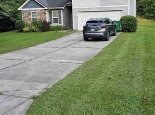 Joe B.'s lawn maintenance service result