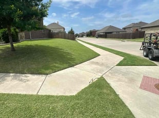 Richard Q.'s grass maintenance service result