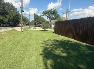 Richard M.'s lawn maintenance service result