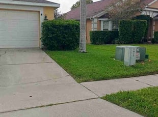 Geoff P.'s turf maintenance service result