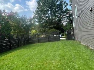 Larry K.'s grass cutting service result