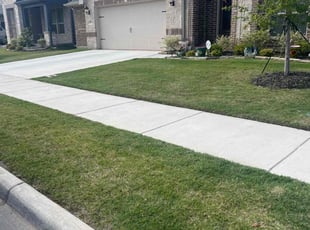 Kamlesh N.'s grass maintenance service result