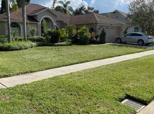 Crystal M.'s lawn care services service result