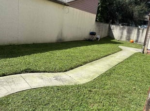 David R.'s lawn maintenance service result