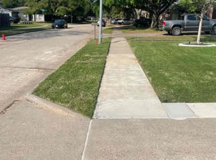 Jean A.'s grass cutting service result
