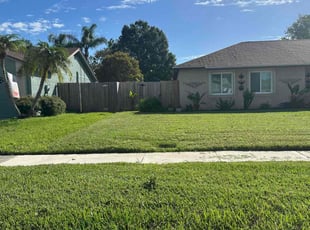 Jennifer K.'s turf care service result