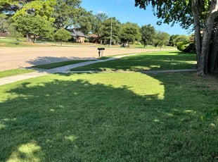 Angela M.'s turf maintenance service result