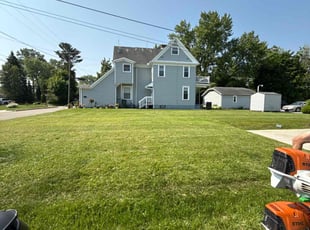 Maria H.'s lawn maintenance service result