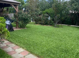 Caroline E.'s lawn care services service result