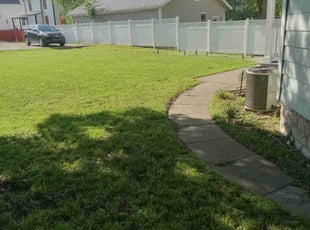 Walter S.'s lawn maintenance service result