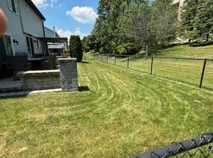Justin M.'s lawn service service result
