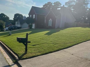 Nancy J.'s grass cutting service result