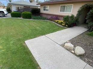 Keri K.'s grass cutting service result