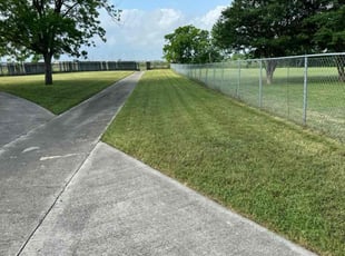 "Chandra V.'s lawn maintenance service result