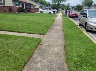 Martha C.'s grass cutting service result