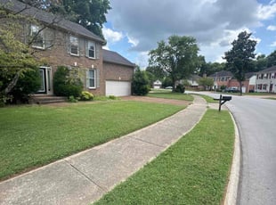 David R.'s lawn care service result