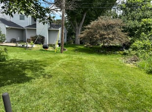 Christy W.'s lawn maintenance service result
