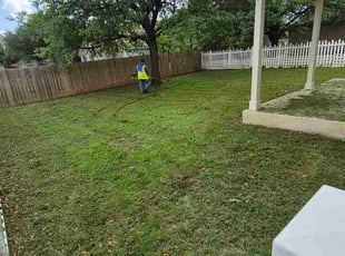 Tiffany J.'s lawn care services service result