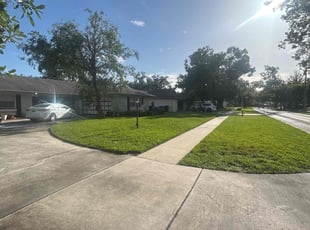 Kimberly K.'s turf maintenance service result