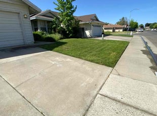 Jim X.'s lawn maintenance service result