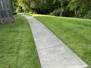 Christopher S.'s grass maintenance service result