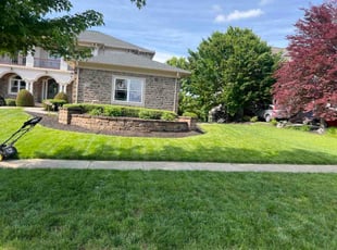 Justin B.'s lawn maintenance service result