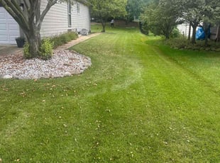 Karen T.'s lawn maintenance service result
